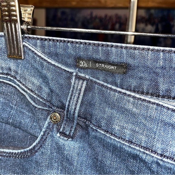 TALBOTS Flawless 5 Pocket Straight Leg Jeans Dark Wash Plus Size Stretch Casual - Picture 3 of 9